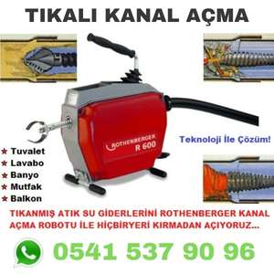 Ankara Çayyolu Tıkalı Kanal Açma 0541 537 90 96