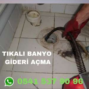 Tıkalı Banyo Gideri Açma